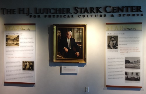 Photo of Stark Center Display at Entrance